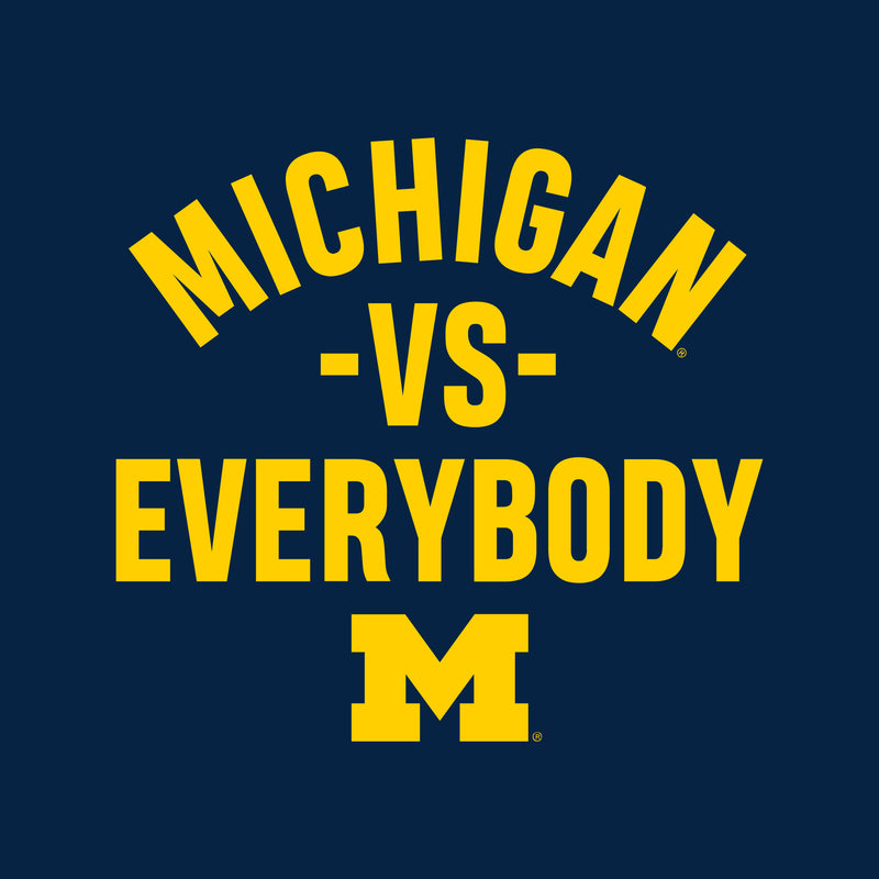 Michigan Vs Everybody Long Sleeve - Navy