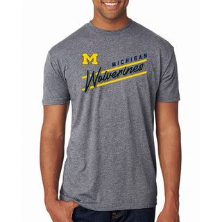 Michigan Rise Above NLA Triblend T-Shirt - Premium Heather