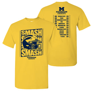 Michigan Wolverines Football Season 24 T-Shirt - Maize