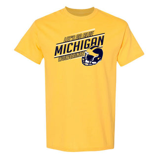 Michigan Wolverines Action Cheer T-Shirt - Daisy