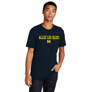 Michigan Go Blue French NLA T-Shirt - Midnight Navy