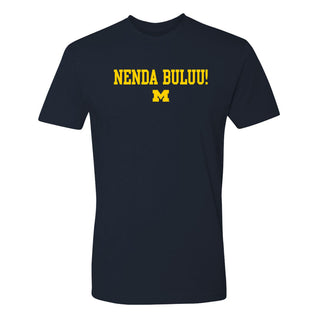 Michigan Go Blue Swahili NLA T-Shirt - Midnight Navy