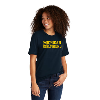 Michigan Girlfriend NLA T-Shirt - Midnight Navy