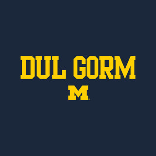 Michigan Go Blue Gaelic NLA T-Shirt - Midnight Navy
