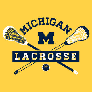 Michigan Lacrosse Emblem T-Shirt - Daisy