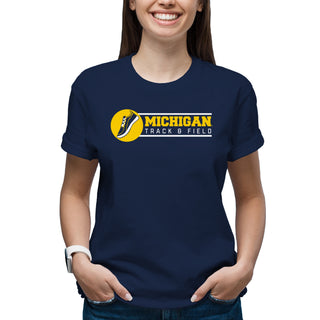 Michigan Track & Field Spotlight T-Shirt - Navy