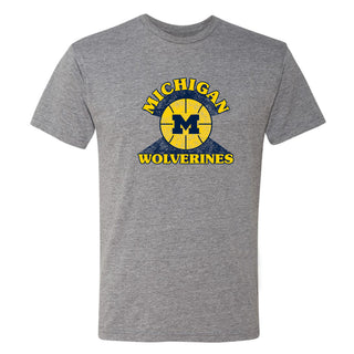 Michigan Basketball Shootout NLA Triblend T-Shirt - Premium Heather