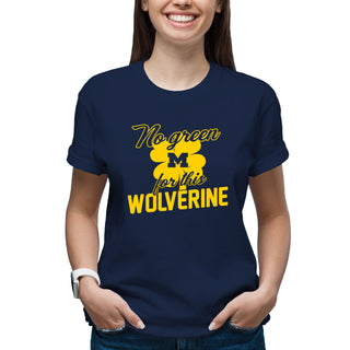 Michigan No Green For This Wolverine Script T-Shirt - Navy