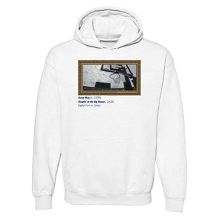 Michigan Hoopin' in the Big House Hoodie - White