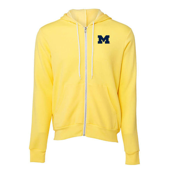 UGP Block M Zip Hoodie - Yellow – Underground Printing UGP Block M Zip Hoodie - Yellow – Underground Printing