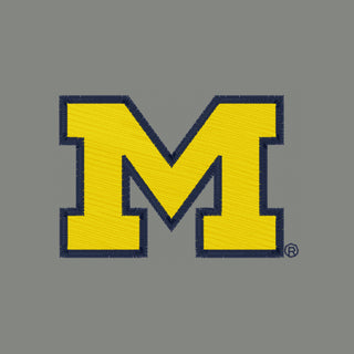 Michigan Block M Outline Carhartt Force Sun Defender Polo - Asphalt