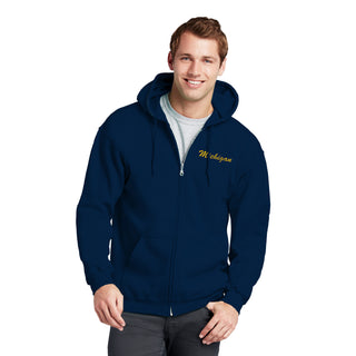 Michigan Script Wordmark LC Full Zip Hoodie