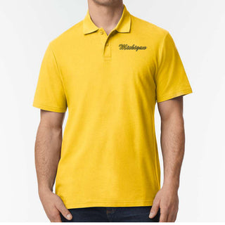 Michigan Script Wordmark LC Softstyle Pique Polo