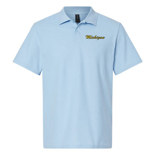 Michigan Script Wordmark LC Softstyle Pique Polo