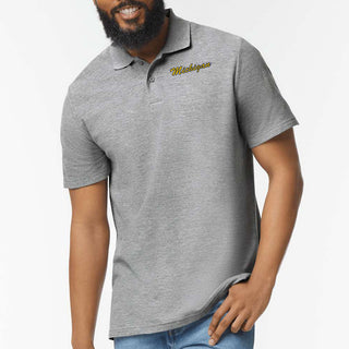Michigan Script Wordmark LC Softstyle Pique Polo