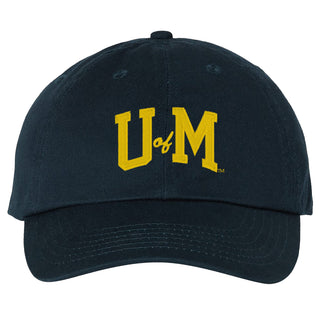 Michigan Initial Wordmark Dad Hat