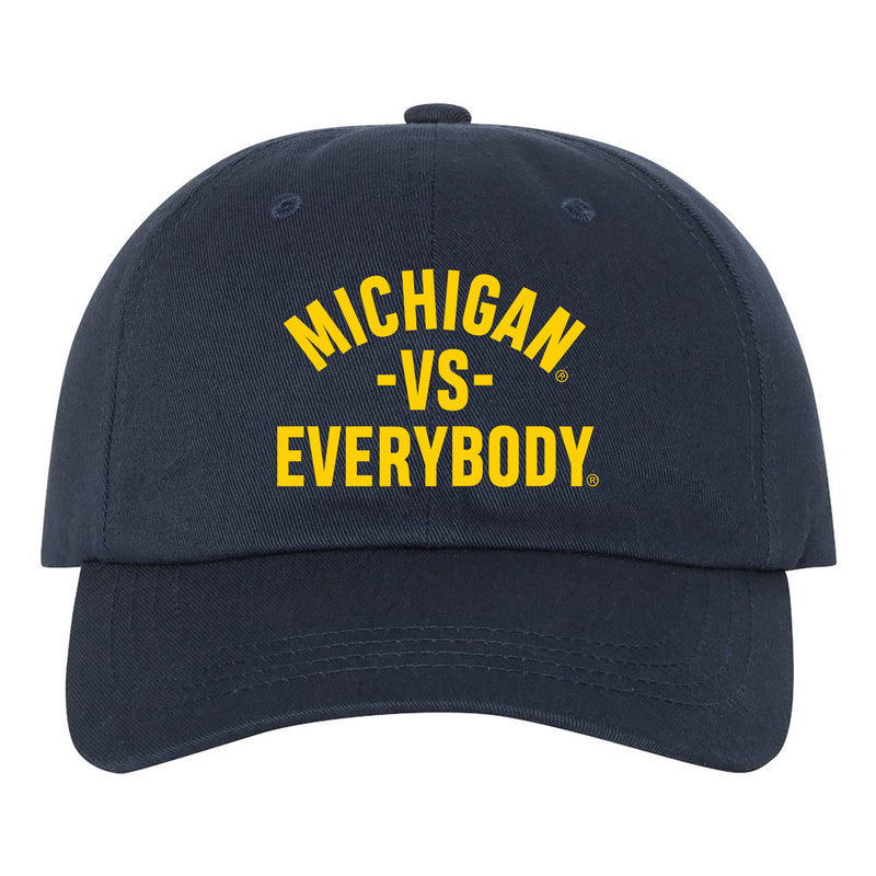 Michigan Vs Everybody Dad Hat - Navy