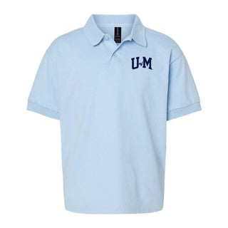 Michigan Initial Wordmark LC Youth Jersey Polo