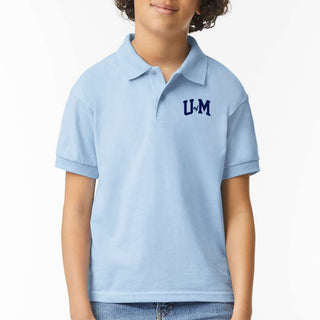 Michigan Initial Wordmark LC Youth Jersey Polo