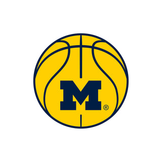 Michigan Basketball Outline EMB Dad Hat