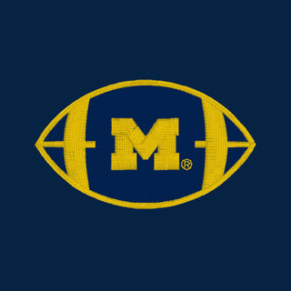 Michigan Football Outline LC Polo