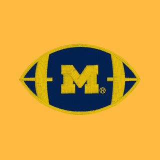 Michigan Football Outline LC Polo
