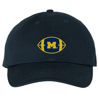 Michigan Football Outline Dad Hat