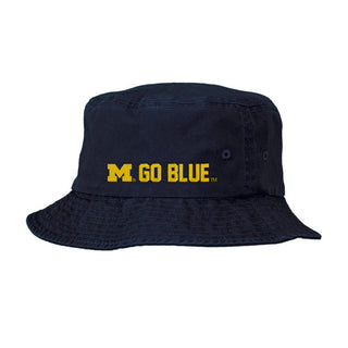 Michigan Spirit Block Bucket Hat - Navy