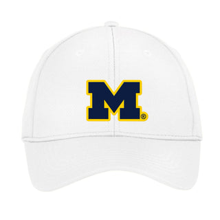 Michigan Block M PVC Patch Racermesh Hat - White