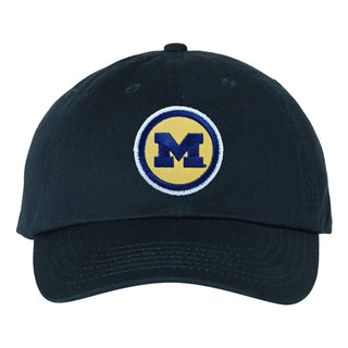 Michigan Circle Logo Patch Adult Bio-Washed Classic Dad Hat