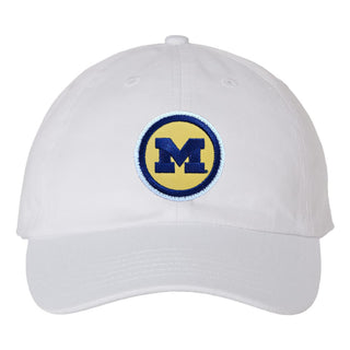 Michigan Circle Logo Patch Adult Bio-Washed Classic Dad Hat