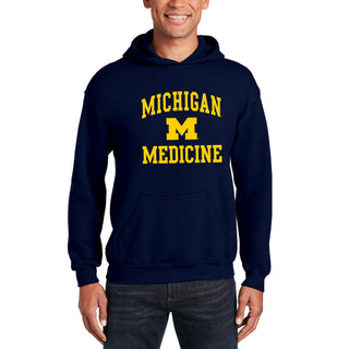 Michigan Arch Logo Medicine Hoodie - Navy