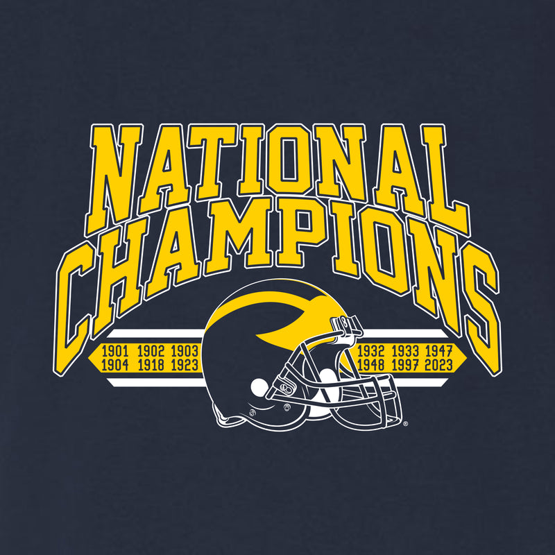 UM CFP National Champ 23 Glorious Triblend T-Shirt - Solid Navy