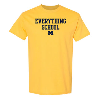Michigan Everything School Block T-Shirt - Daisy