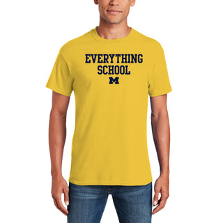 Michigan Everything School Block T-Shirt - Daisy