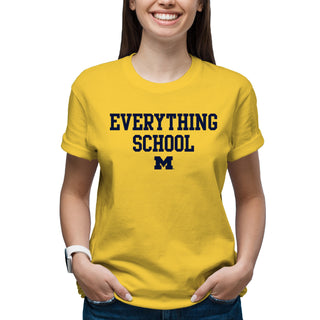 Michigan Everything School Block T-Shirt - Daisy