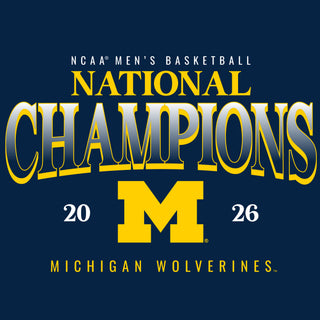 Michigan 2026 Basketball National Champions Graded Crewneck