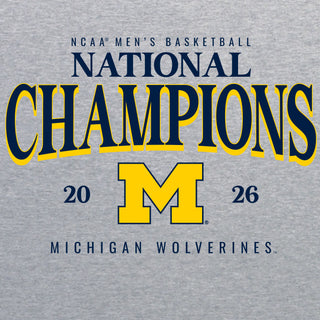 Michigan 2026 Basketball National Champions Graded Crewneck
