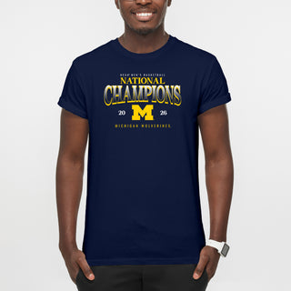 Michigan 2026 Basketball National Champions Graded T-Shirt
