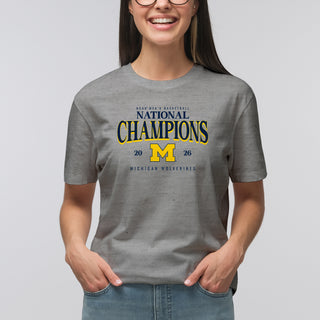 Michigan 2026 Basketball National Champions Graded T-Shirt