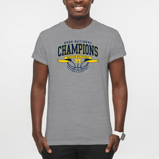 Michigan 2026 Basketball National Champions Ribbon Wings T-Shirt