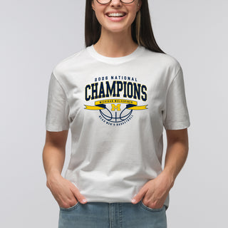 Michigan 2026 Basketball National Champions Ribbon Wings T-Shirt