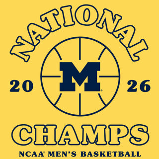 Michigan 2026 Basketball National Champions Retro Shootout Youth T-Shirt