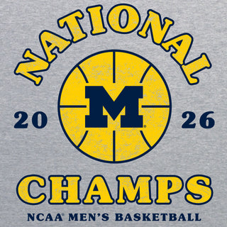 Michigan 2026 Basketball National Champions Retro Shootout Youth T-Shirt