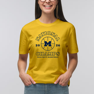 Michigan 2026 Basketball National Champions Retro Shootout T-Shirt
