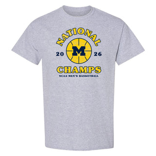 Michigan 2026 Basketball National Champions Retro Shootout T-Shirt