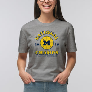 Michigan 2026 Basketball National Champions Retro Shootout T-Shirt