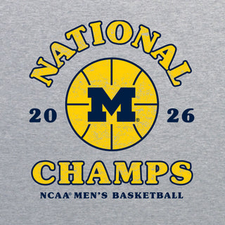 Michigan 2026 Basketball National Champions Retro Shootout Toddler T-Shirt