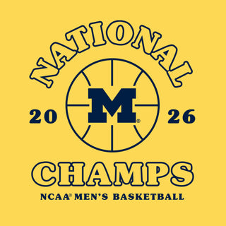 Michigan 2026 Basketball National Champions Retro Shootout Toddler T-Shirt