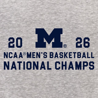 Michigan 2026 Basketball National Champions Simple Path LC Full Zip